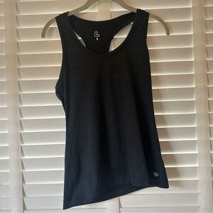 Rhoback Exercise Tank Top Performance Black Sleeveless Small